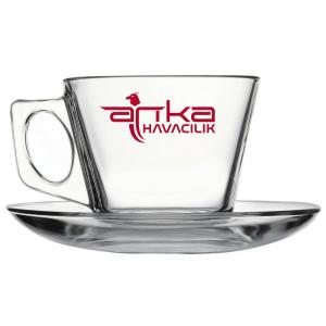 PAŞABAHÇE VELA ÇAY SETİ (FİNCAN ve TABAK) 195 ML