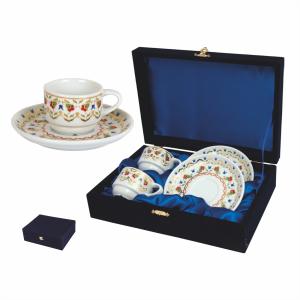 ALTIN DEKORLU KAHVE FİNCAN TAKIMI